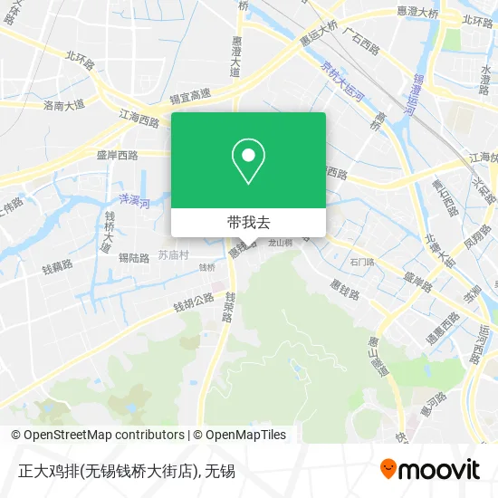 正大鸡排(无锡钱桥大街店)地图