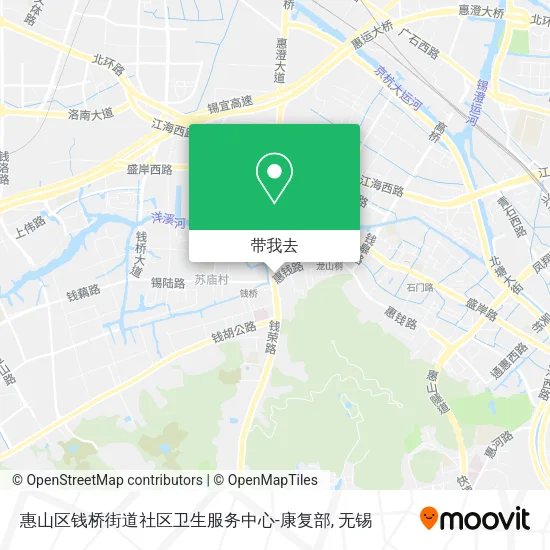 惠山区钱桥街道社区卫生服务中心-康复部地图