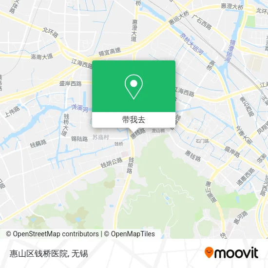 惠山区钱桥医院地图