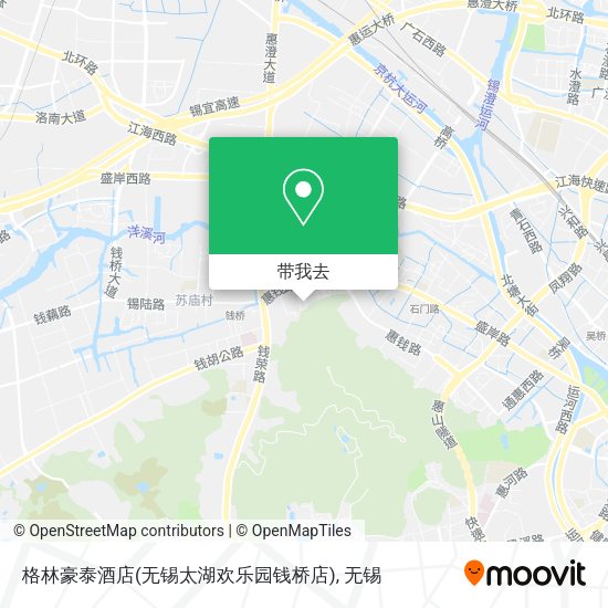 格林豪泰酒店(无锡太湖欢乐园钱桥店)地图