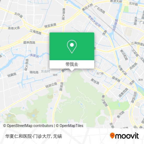 华夏仁和医院-门诊大厅地图
