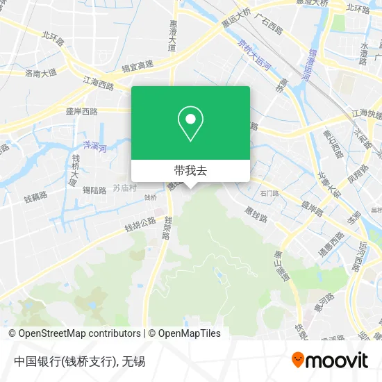 中国银行(钱桥支行)地图