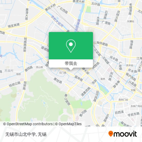 无锡市山北中学地图