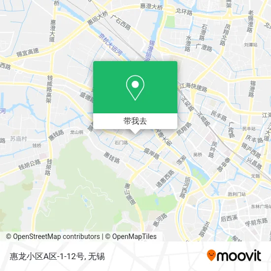 惠龙小区A区-1-12号地图