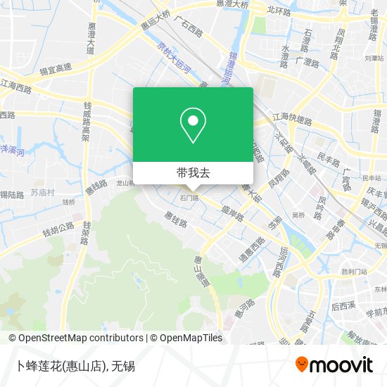 卜蜂莲花(惠山店)地图