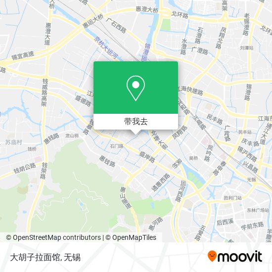 大胡子拉面馆地图