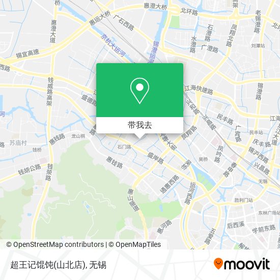 超王记馄饨(山北店)地图