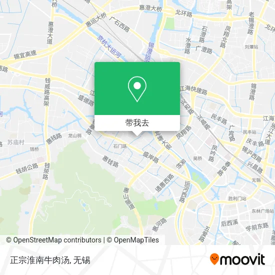 正宗淮南牛肉汤地图