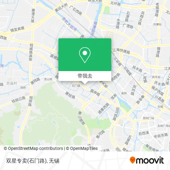 双星专卖(石门路)地图