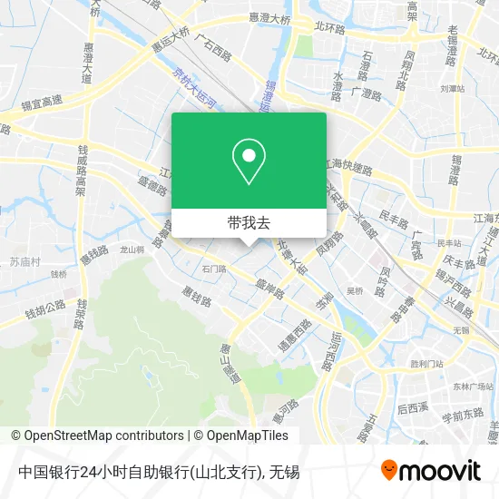 中国银行24小时自助银行(山北支行)地图