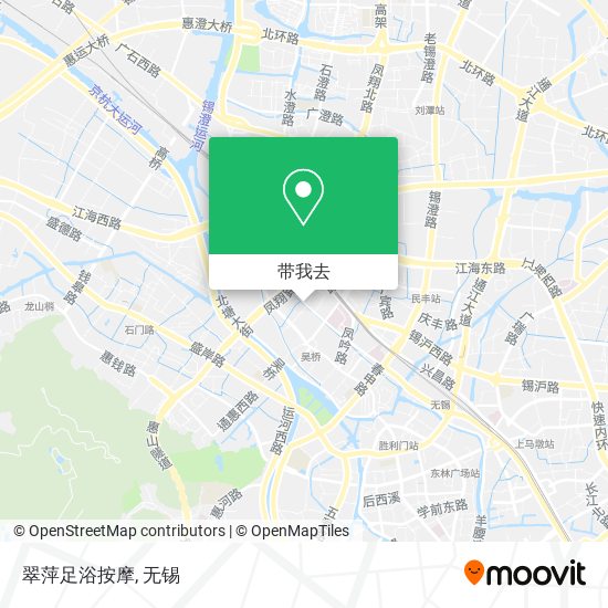 翠萍足浴按摩地图