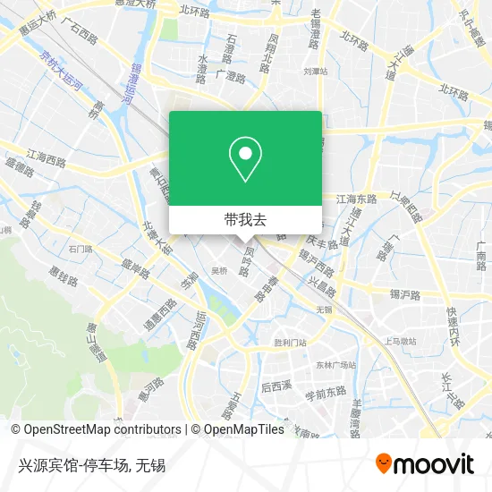 兴源宾馆-停车场地图