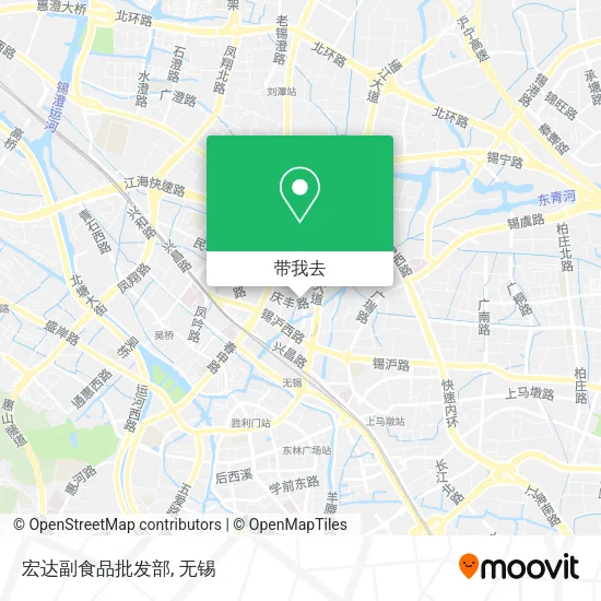 宏达副食品批发部地图