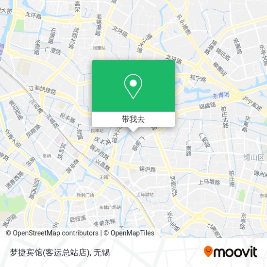 梦捷宾馆(客运总站店)地图