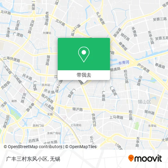 广丰三村东风小区地图