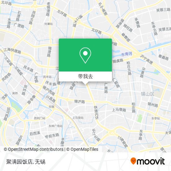 聚满园饭店地图
