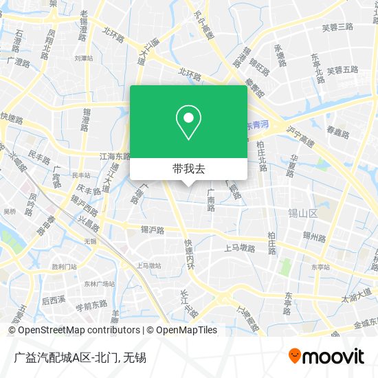 广益汽配城A区-北门地图