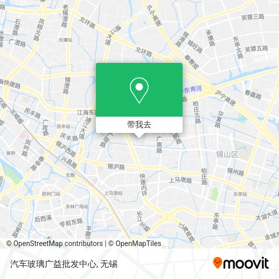 汽车玻璃广益批发中心地图