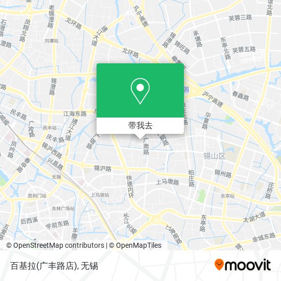 百基拉(广丰路店)地图