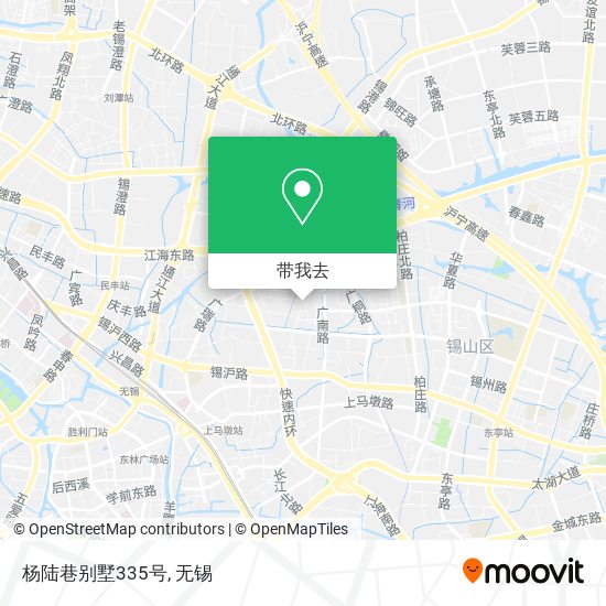 杨陆巷别墅335号地图