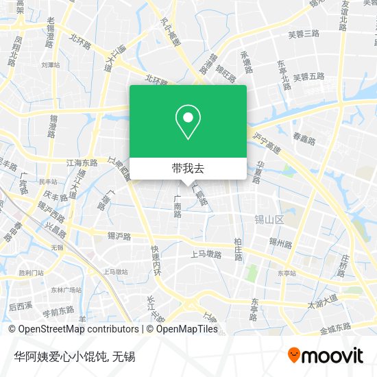 华阿姨爱心小馄饨地图