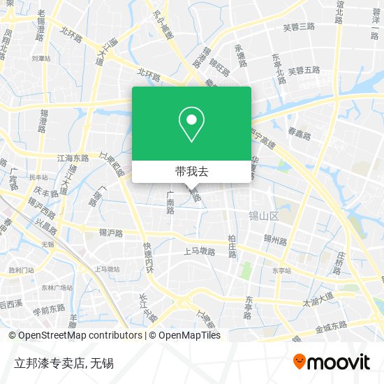 立邦漆专卖店地图