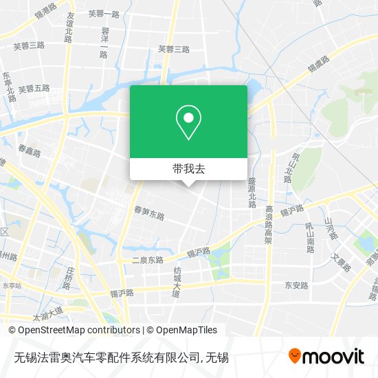 无锡法雷奥汽车零配件系统有限公司地图