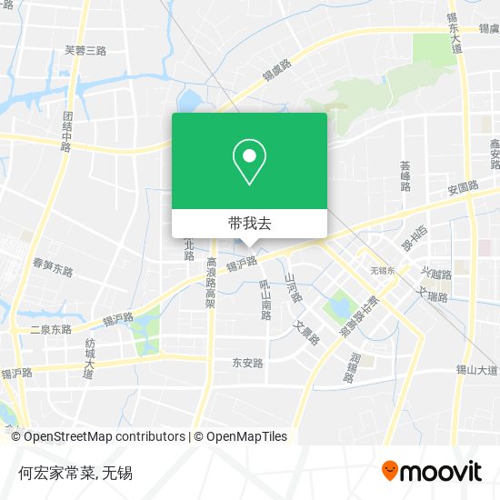 何宏家常菜地图