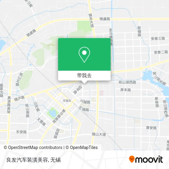 良发汽车装潢美容地图