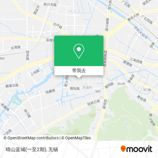 晴山蓝城(一至2期)地图