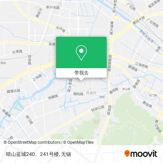 晴山蓝城240、241号楼地图