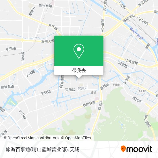 旅游百事通(晴山蓝城营业部)地图
