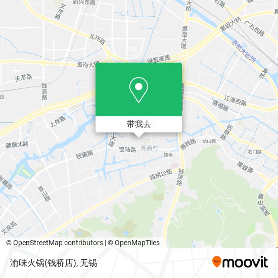 渝味火锅(钱桥店)地图