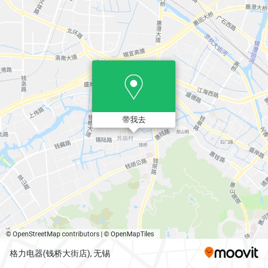 格力电器(钱桥大街店)地图