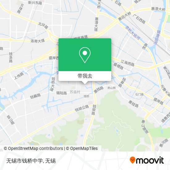 无锡市钱桥中学地图