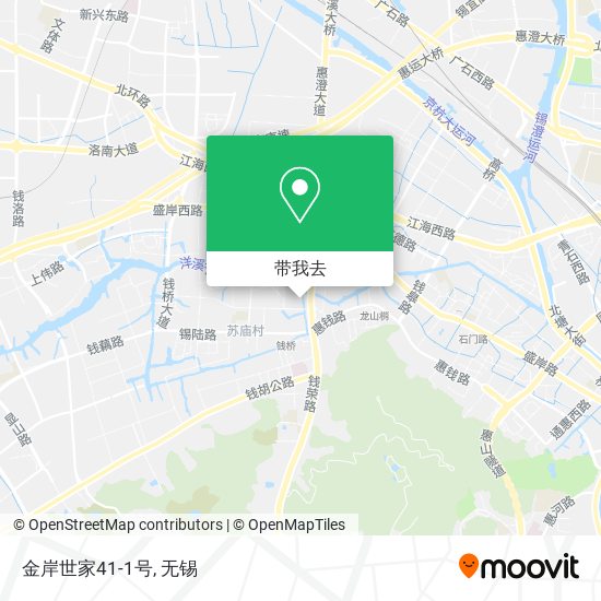 金岸世家41-1号地图