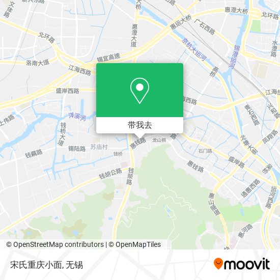 宋氏重庆小面地图
