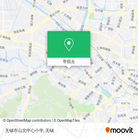 无锡市山北中心小学地图