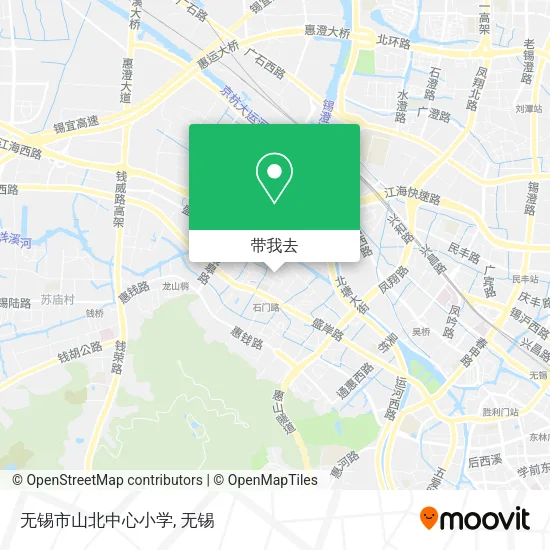 无锡市山北中心小学地图
