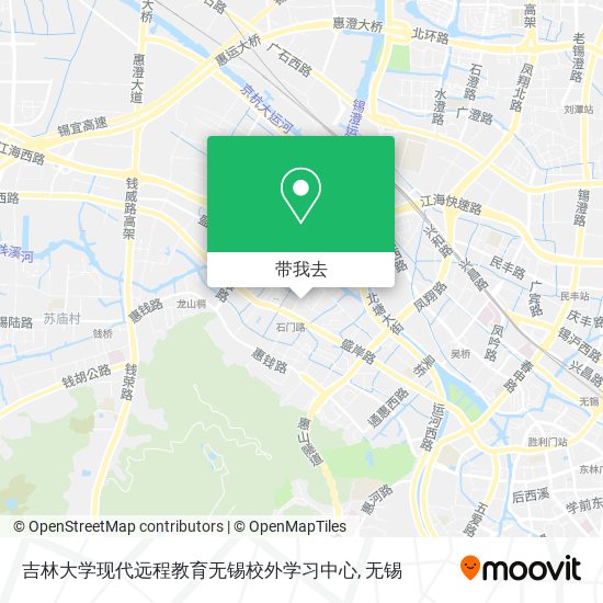 吉林大学现代远程教育无锡校外学习中心地图
