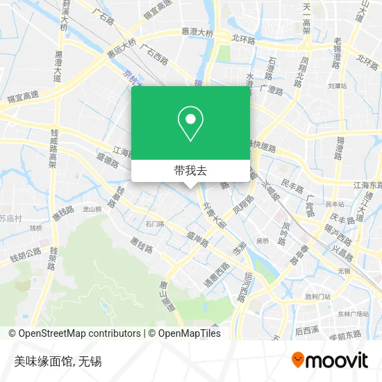 美味缘面馆地图