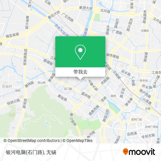 银河电脑(石门路)地图