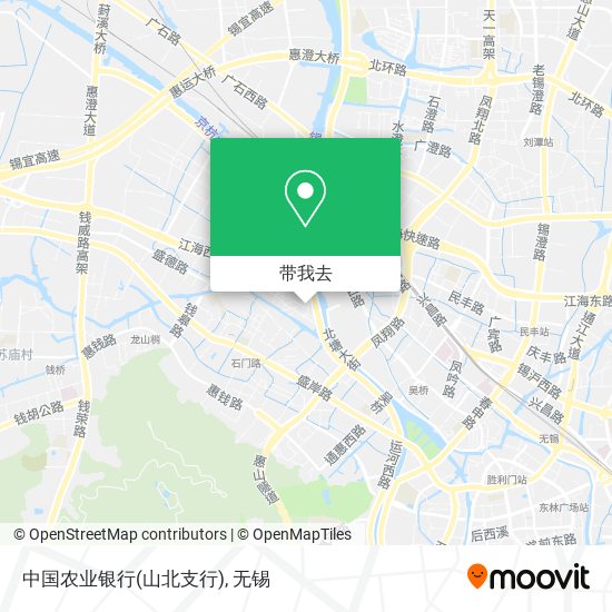 中国农业银行(山北支行)地图