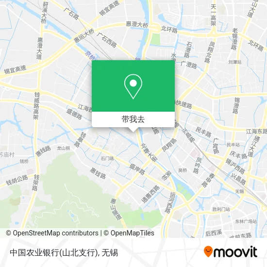 中国农业银行(山北支行)地图