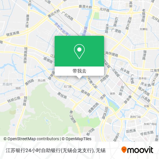 江苏银行24小时自助银行(无锡会龙支行)地图