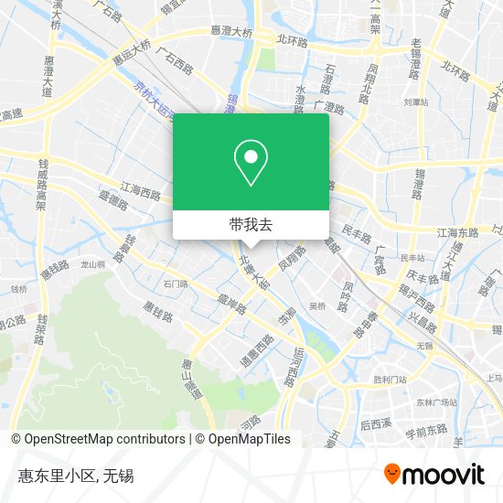 惠东里小区地图