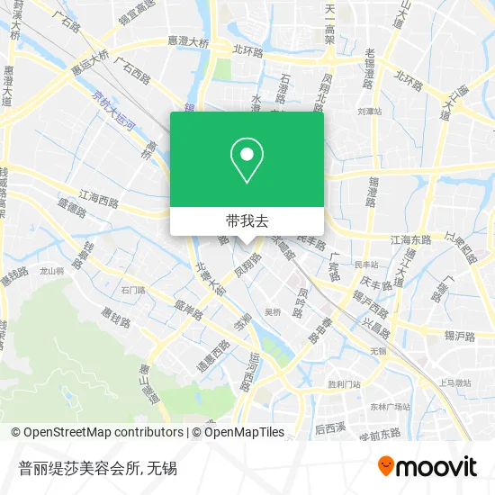 普丽缇莎美容会所地图