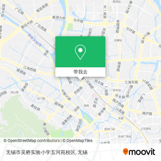 无锡市吴桥实验小学五河苑校区地图