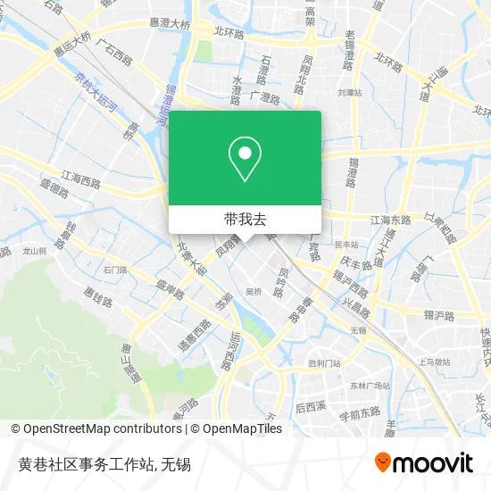 黄巷社区事务工作站地图