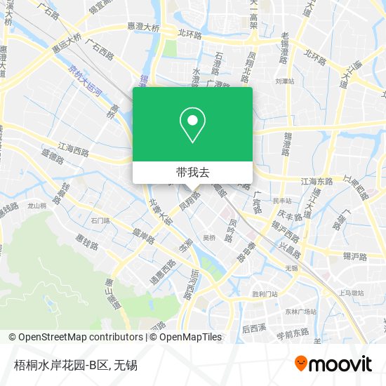 梧桐水岸花园-B区地图